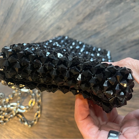 Elegant Black Zara Studded Clutch - Picture 14 of 16